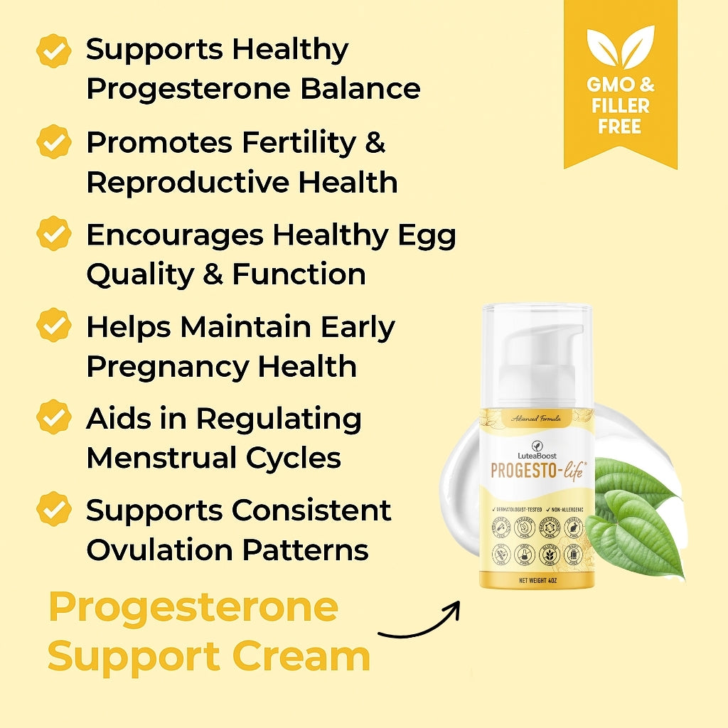 LuteaBoost™ Progesterone Support Cream