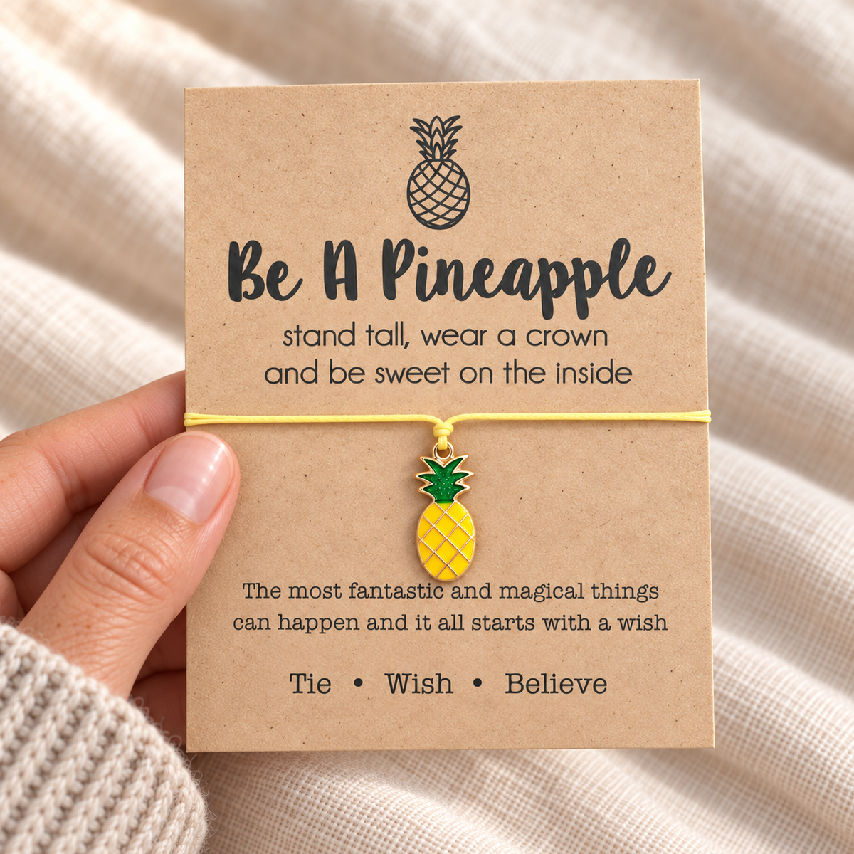 Be a Pineapple Charm Bracelet