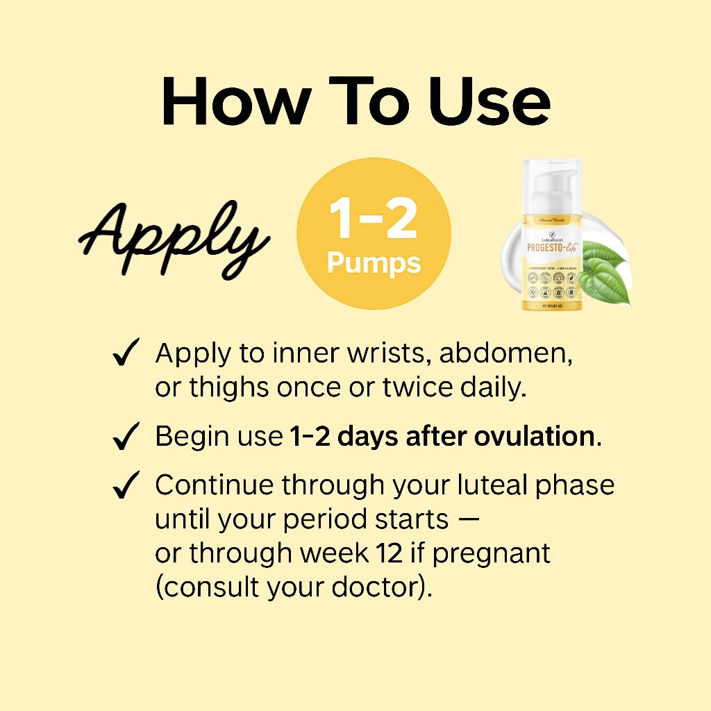 LuteaBoost™ Progesterone Support Cream