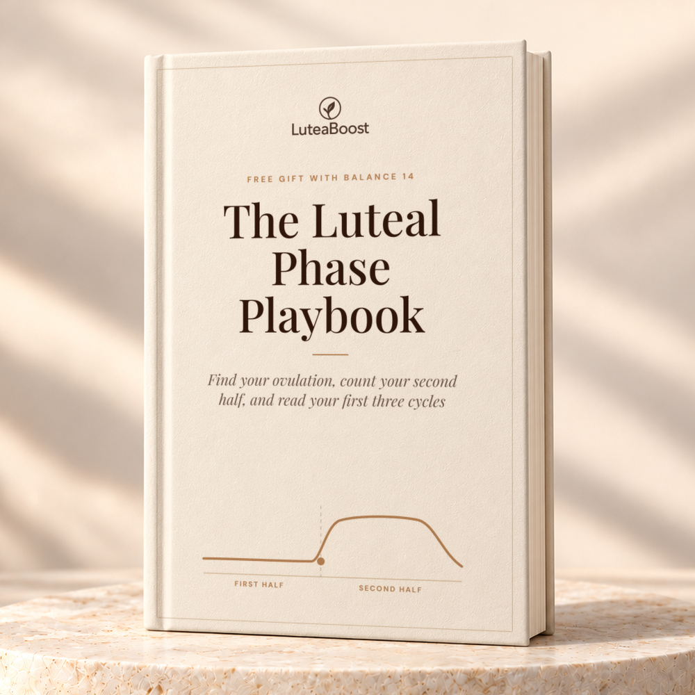 The Luteal Phase Playbook (eBook) + 3-Cycle Tracker