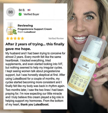 LuteaBoost™ Progesterone Support Cream